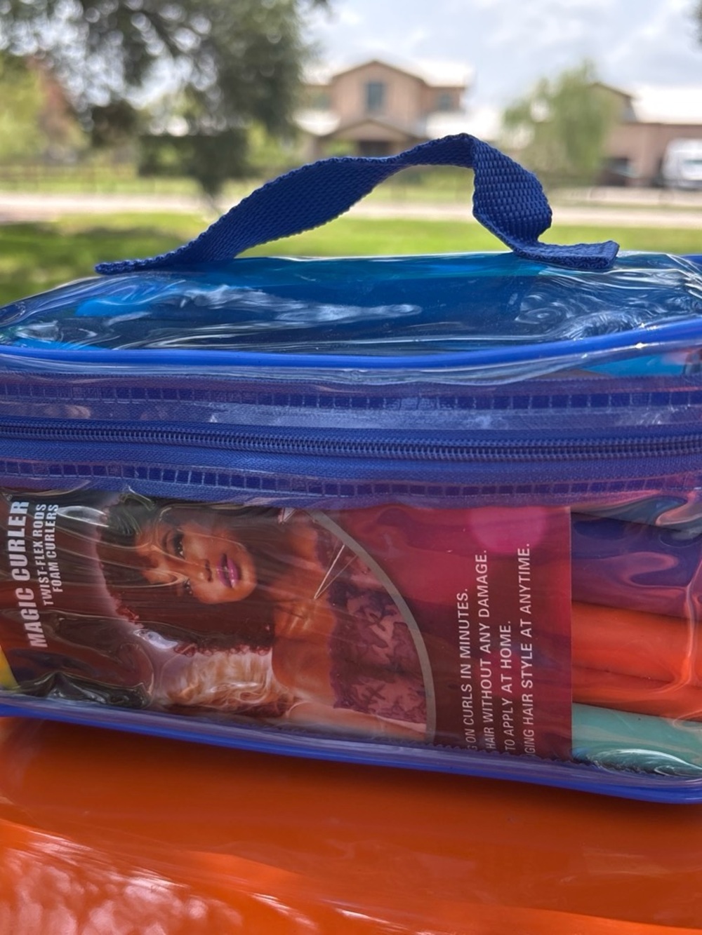 Women Other - Blue Clear Cosmetic/Toiletry Bag
